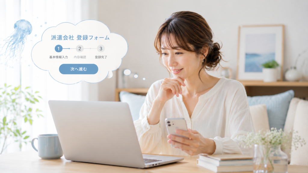 Webから登録する